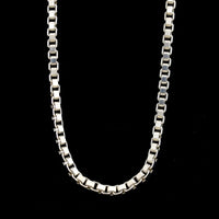 Tiffany & Co. Sterling Silver Estate Venetian Link Chain Necklace