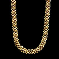 Fope 18K Two-tone Gold Estate Fancy Link Necklace