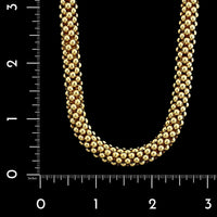 Fope 18K Two-tone Gold Estate Fancy Link Necklace