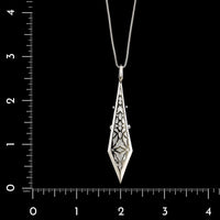 Stephen Webster 18K White Gold Estate Synthetic Amethyst and Purple Sapphire Lady&nbsp;Stardust Pendant Necklace