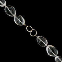 Tiffany & Co. Sterling Silver Estate Rock Crystal Bead Necklace