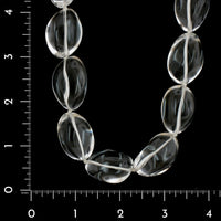 Tiffany & Co. Sterling Silver Estate Rock Crystal Bead Necklace