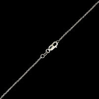 14K White Gold Estate Diamond Pendant Necklace&nbsp;