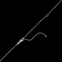 14K White Gold Estate Diamond Pendant Necklace