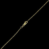14K Yellow Gold Estate Diamond Pendant Necklace