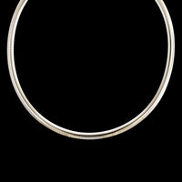 14K White Gold Estate Omega Necklace
