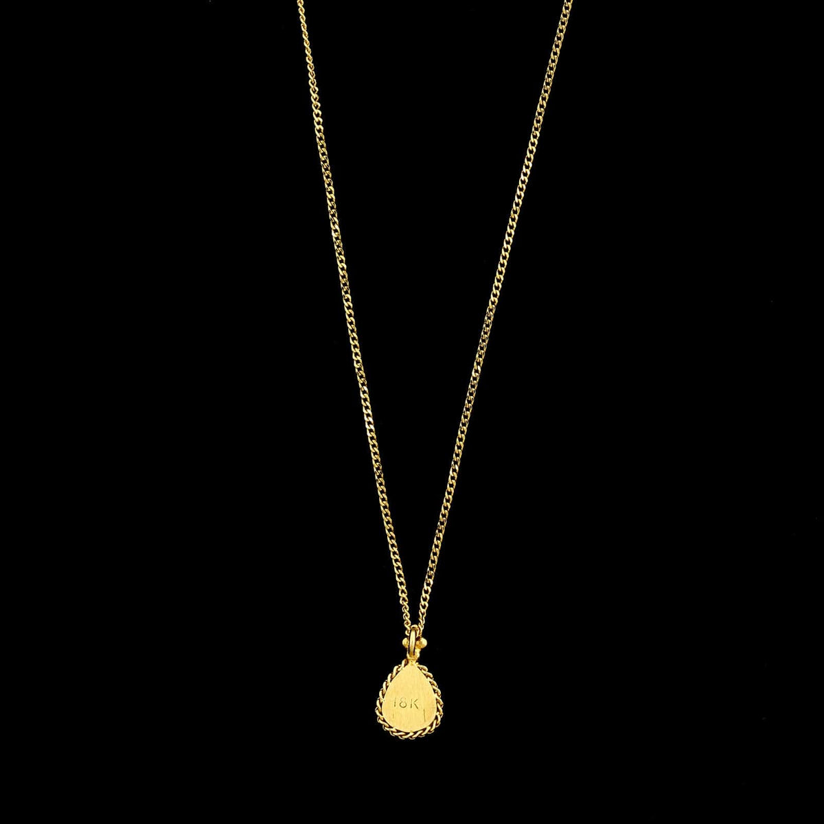 Amali 18K Yellow Gold Estate Salt &amp; Pepper Diamond Pendant Necklace