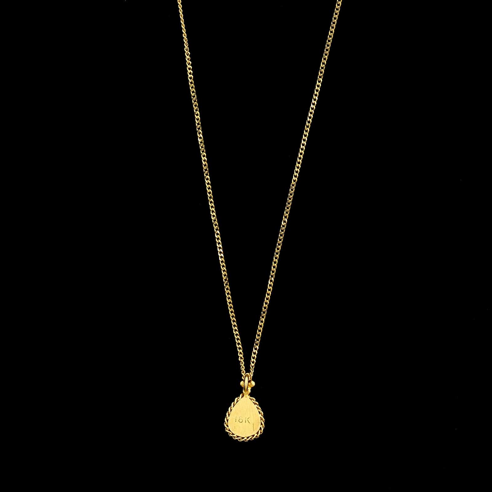 Amali 18K Yellow Gold Estate Salt &amp; Pepper Diamond Pendant Necklace
