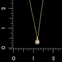 Amali 18K Yellow Gold Estate Salt &amp; Pepper Diamond Pendant Necklace