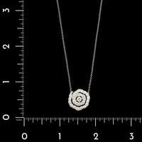 Hearts on fire 18K White Gold Estate Diamond Lorelai Pendant Necklace