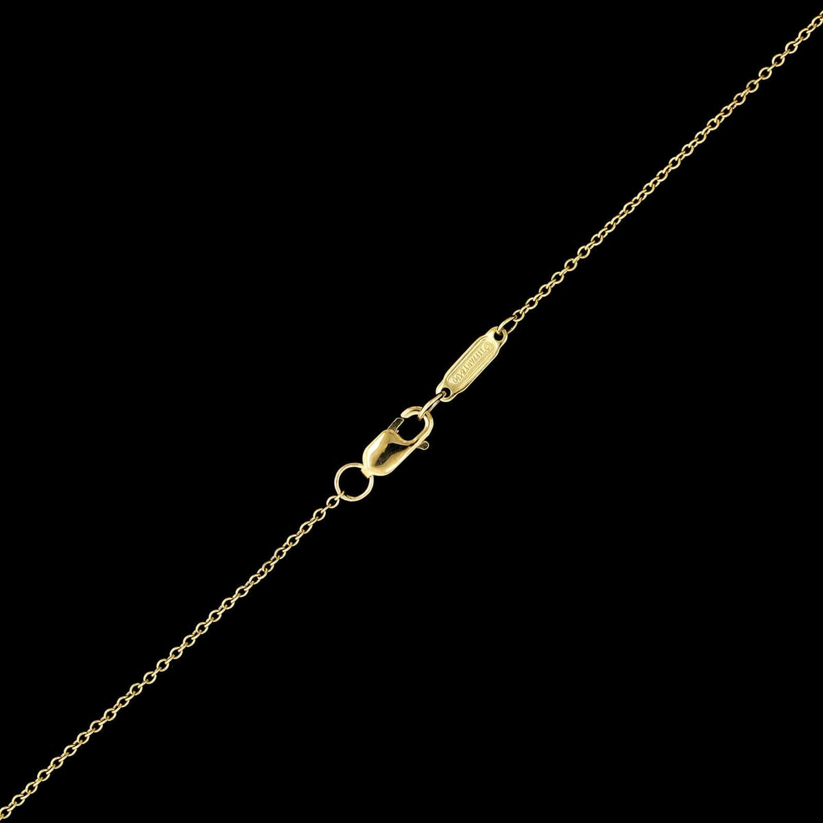 Tiffany & Co. 18K Yellow Gold Estate Diamond Butterfly Necklace
