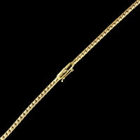 18K Yellow Gold Estate Tourmaline and Diamond Necklace