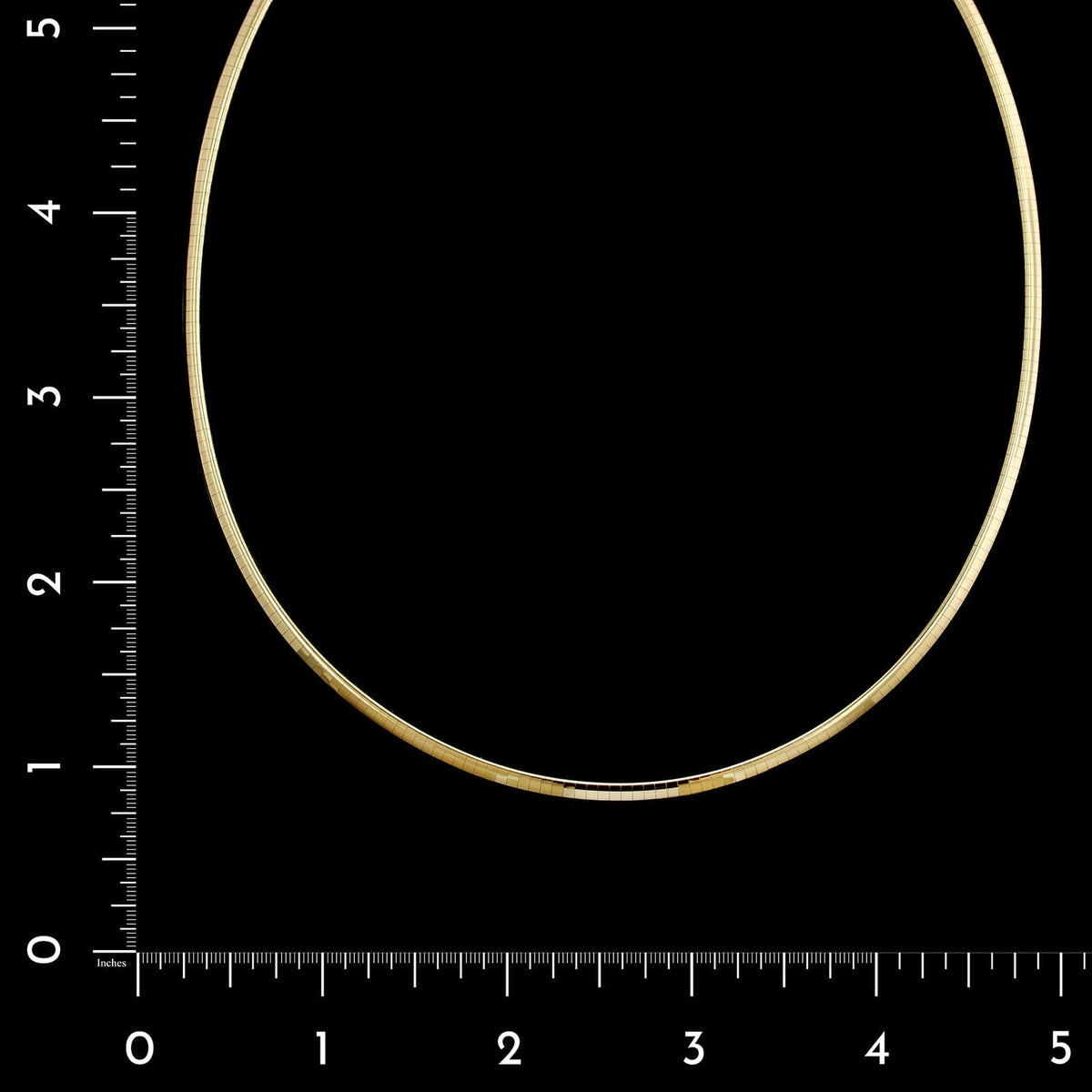 14K Yellow Gold Estate Omega Necklace