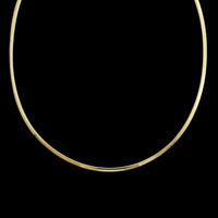 14K Yellow Gold Estate Omega Necklace
