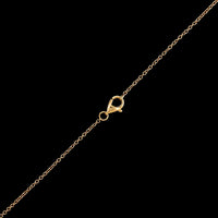 18K Rose Gold Estate Diamond Pendant Necklace