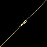 14K Yellow Gold Estate Diamond Cluster Pendant Necklace