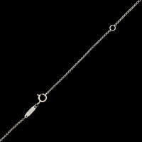 Tiffany & Co. 18K White Gold Estate Diamond Ampersand Pendant Necklace