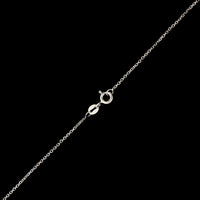 14K White Gold Estate Tahitian Pearl and Diamond Pendant Necklace