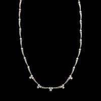 18K White Gold Estate Diamond Necklace