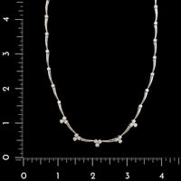 18K White Gold Estate Diamond Necklace