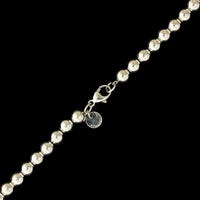 Tiffany &  Co. Sterling Silver Estate Hardwear Ball Graduated Necklace
