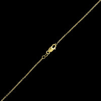14K Yellow Gold Estate Diamond Heart Pendant Necklace