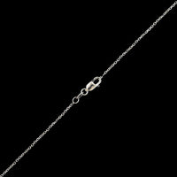 18K White Gold Estate Diamond Pendant Necklace