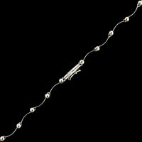 18K White Gold Estate Diamond Necklace