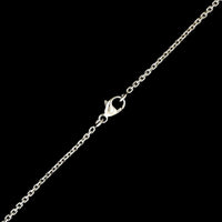Louis Vuitton Sterling Silver Estate Locket Pendant Necklace