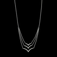 18K White Gold Estate Diamond Necklace