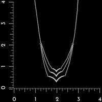 18K White Gold Estate Diamond Necklace