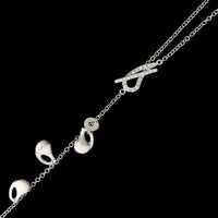 Nanis 18K White Gold Estate Diamond Lariat Necklace