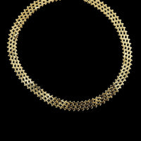 14K Yellow Gold Estate Fancy Link Necklace