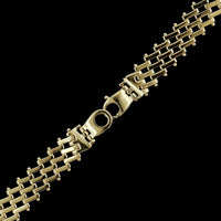 14K Yellow Gold Estate Fancy Link Necklace