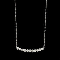 18K White Gold Estate Diamond Necklace