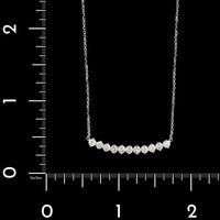 18K White Gold Estate Diamond Necklace