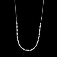 18K White Gold Estate Diamond Necklace