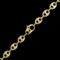 14K Yellow Gold Estate Mariner Link Necklace