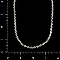 18K White Gold Estate Diamond Necklace