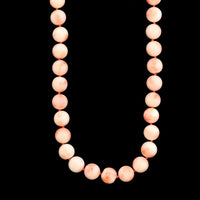 Endless Coral Bead Necklace
