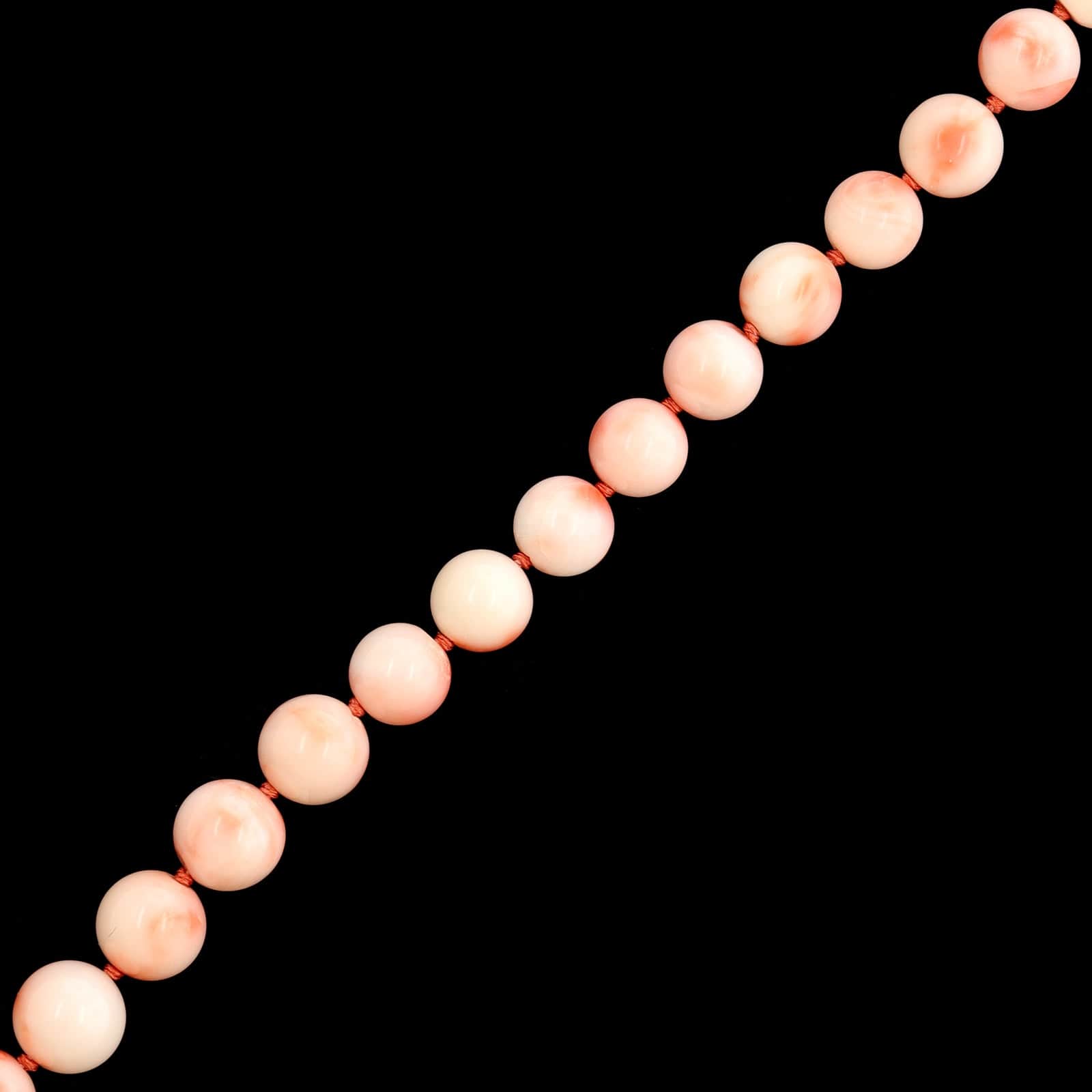 Endless Coral Bead Necklace