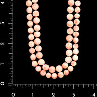 Endless Coral Bead Necklace