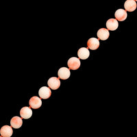 Endless Coral Estate Bead Necklace