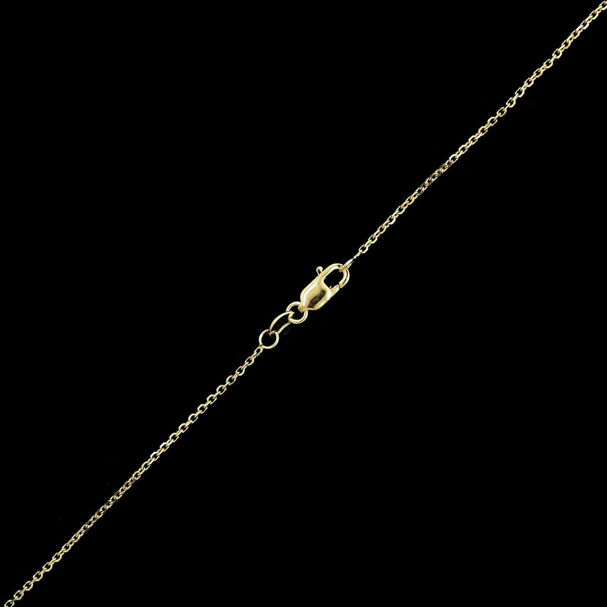14K Yellow Gold Estate Peridot Pendant Necklace