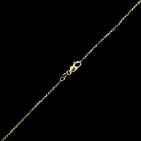 14K Yellow Gold Estate Peridot Pendant Necklace
