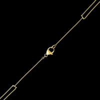 Renee Lewis 18K Yellow Gold Estate Black Diamond Shake Necklace