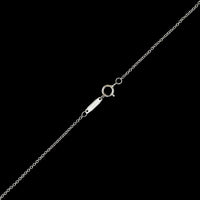 Tiffany & Co. Platinum Estate Diamond Solitaire Pendant Necklace