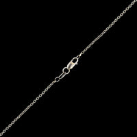Piovan Paolo Gioielli 18K White Gold Estate Tsavorite and Diamond Pendant Necklace