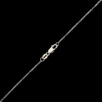 18K White Gold Estate Rubellite Tourmaline and Diamond Pendant Necklace