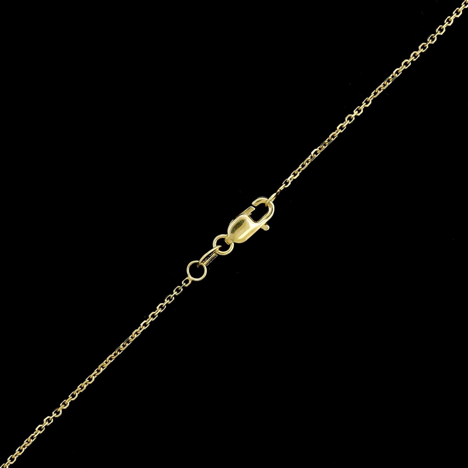 14K Yellow Gold Estate Amethyst Pendant Necklace